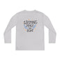 Hanukkah Wishing Peace & Light 3 Youth Long Sleeve Tee