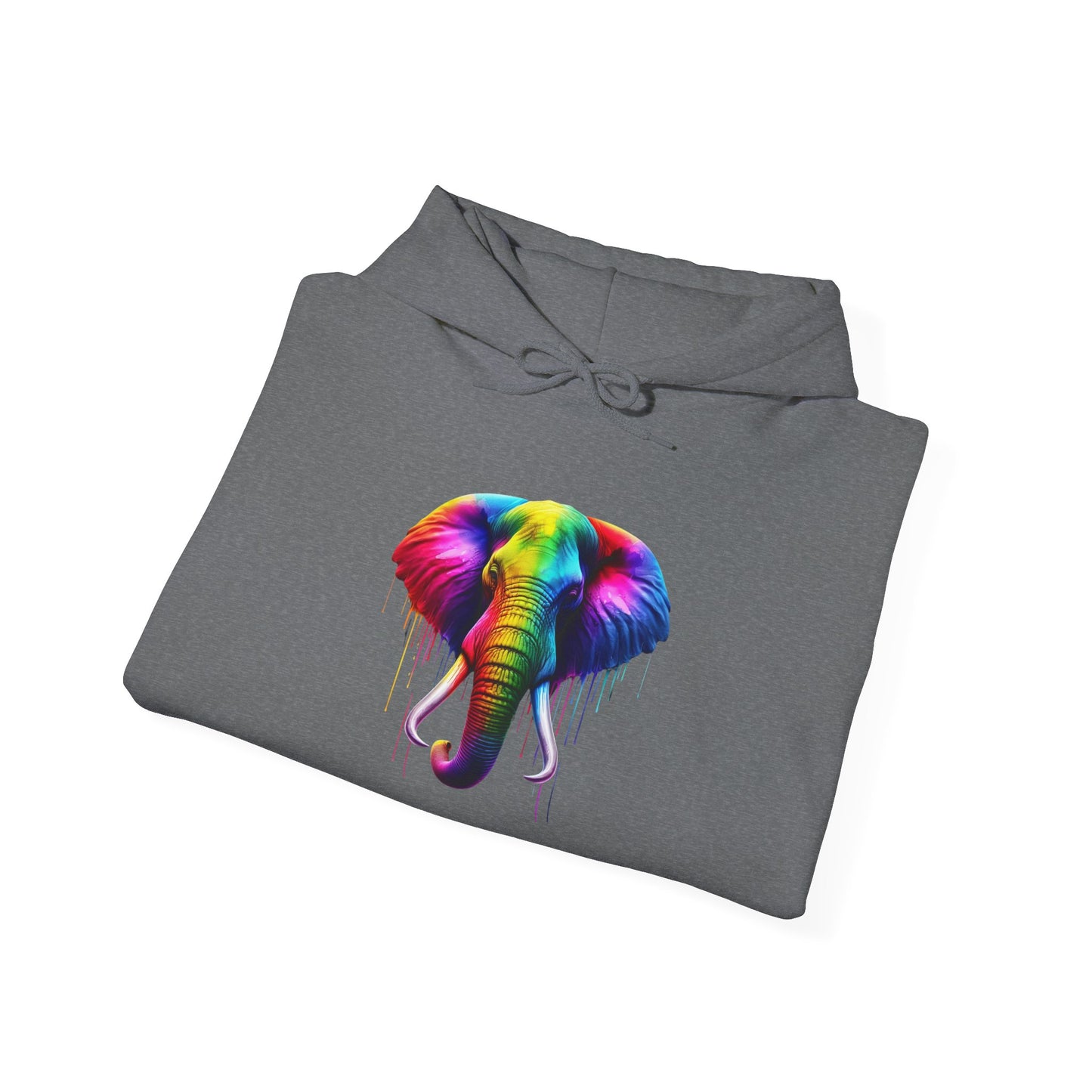 Colorful Elephant Heavy Blend™ Hooded Sweatshirt