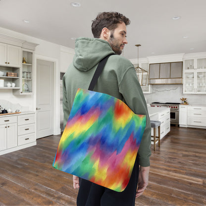 Colorwaves Canvas Tote Bag