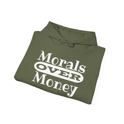 Morals Over Money Heavy Blend™ Hooded Sweatshirt