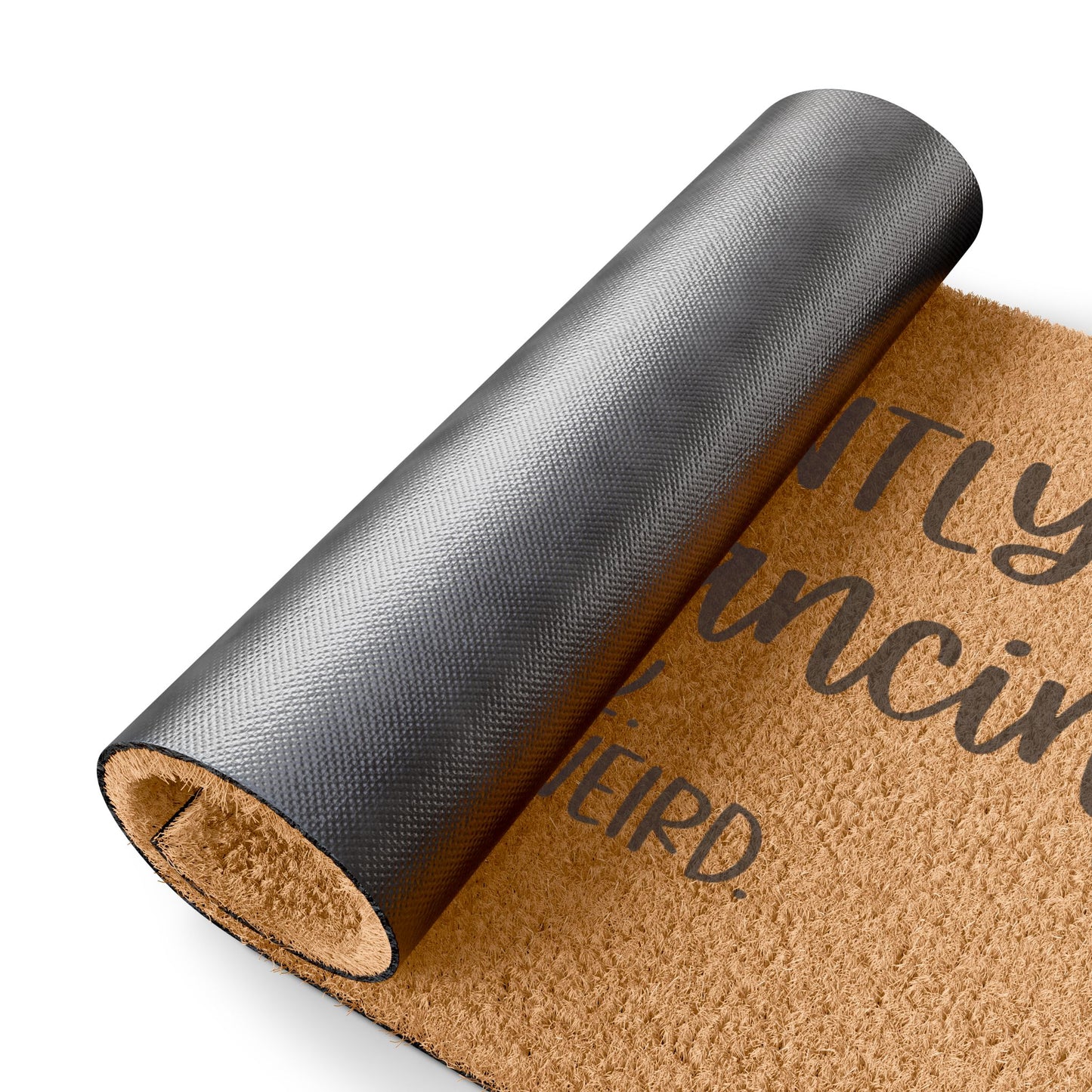 Permanently Social Distancing Coconut Fiber Doormat