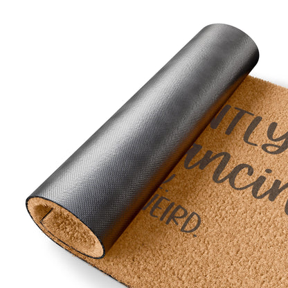 Permanently Social Distancing Coconut Fiber Doormat