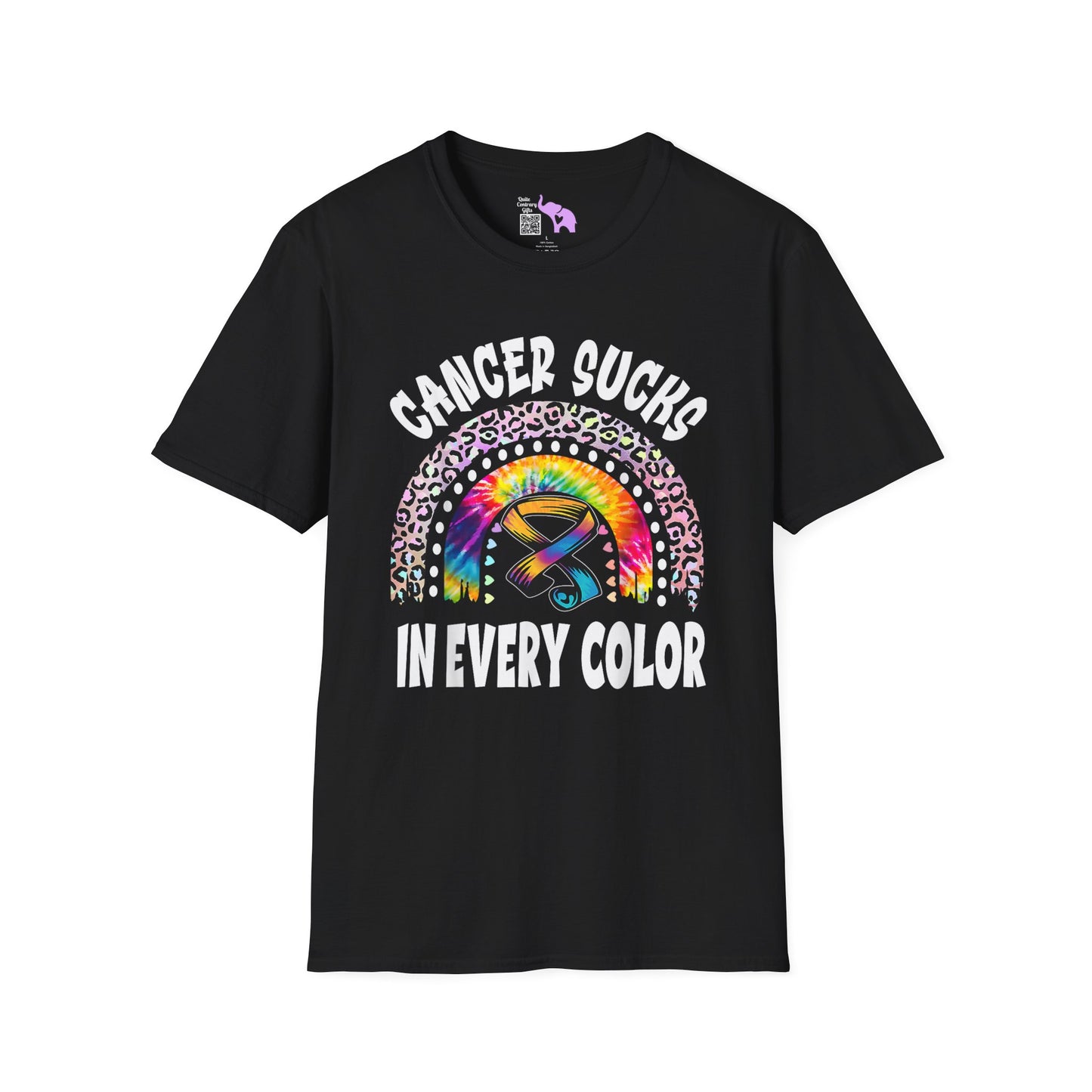 Fight Cancer in All Colors 18 Adult T-shirt