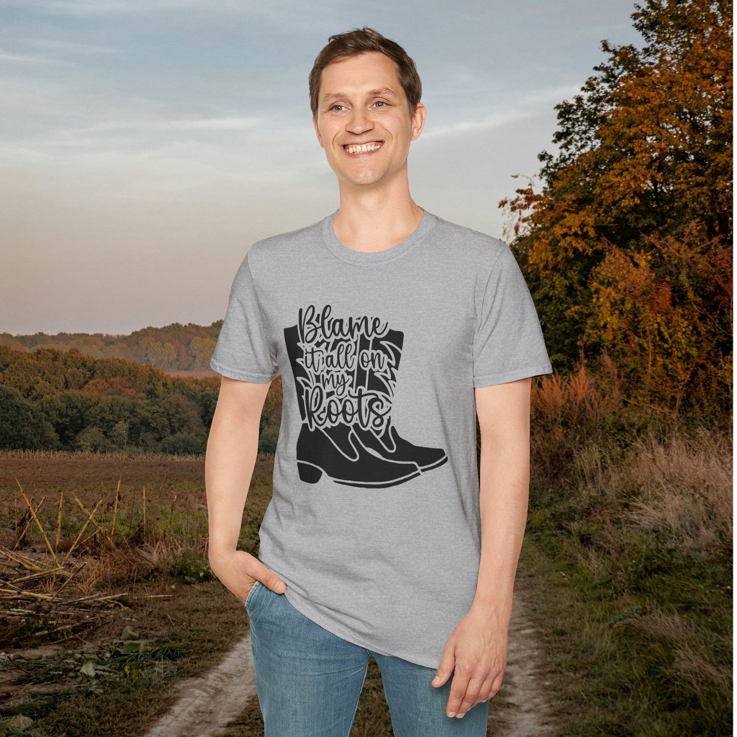 Blame It All On My Roots Adult T-shirt