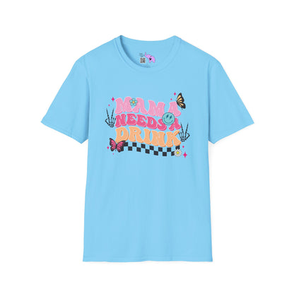Mama Needs A Drink Adult T-shirt