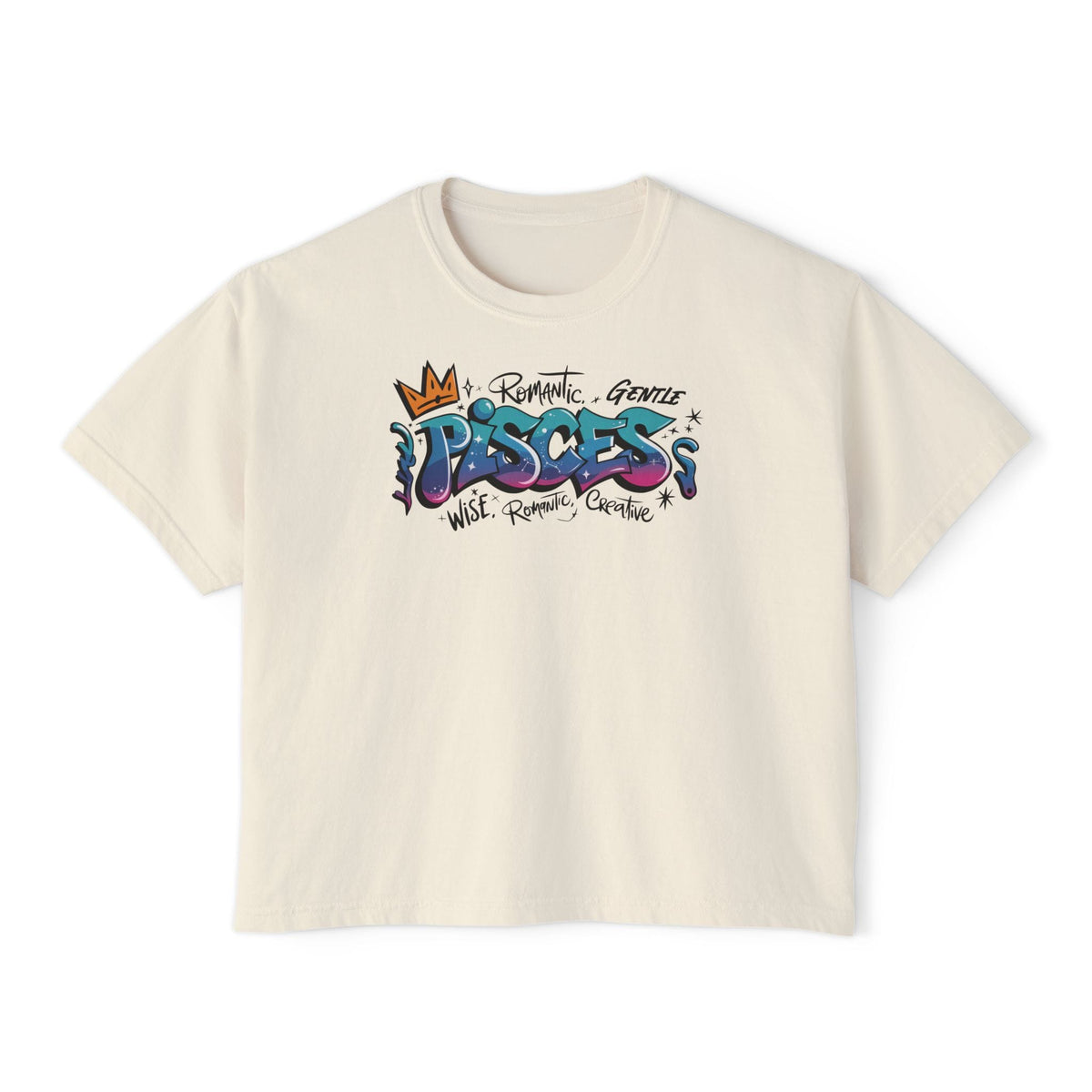 Pisces Street Art Women's Boxy Tee
