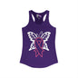 Butterfly Pink Support Ribbon Women's Ideal Racerback Tank