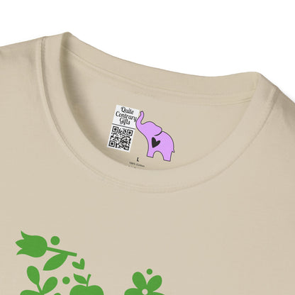 Teacher Apple Heart Adult T-shirt