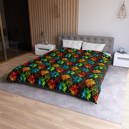 Celebration Mosaic Microfiber Duvet Cover