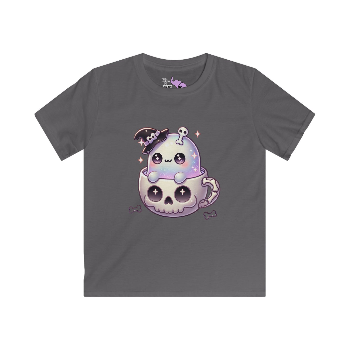Skully Sips Kids Softstyle Tee