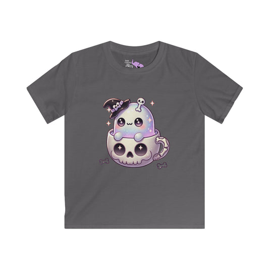 Skully Sips Kids Softstyle Tee