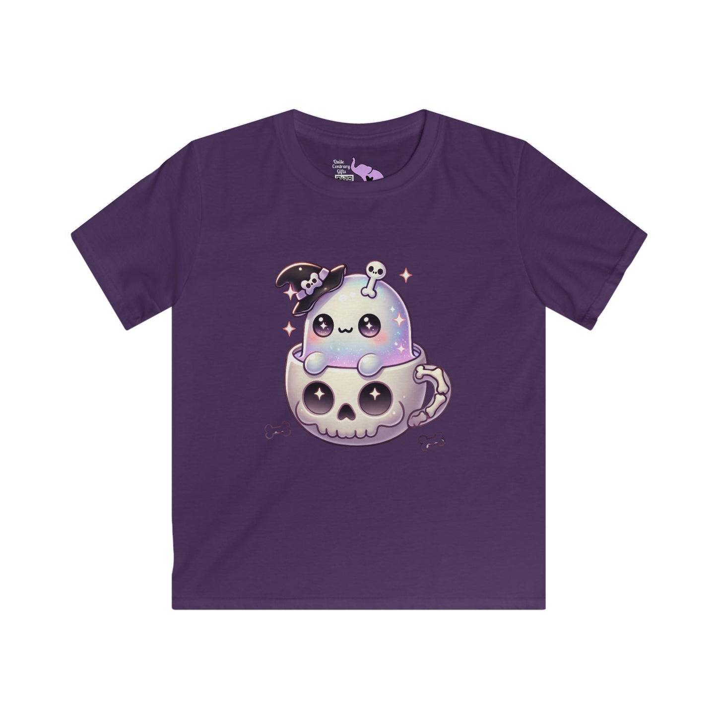 Skully Sips Kids Softstyle Tee