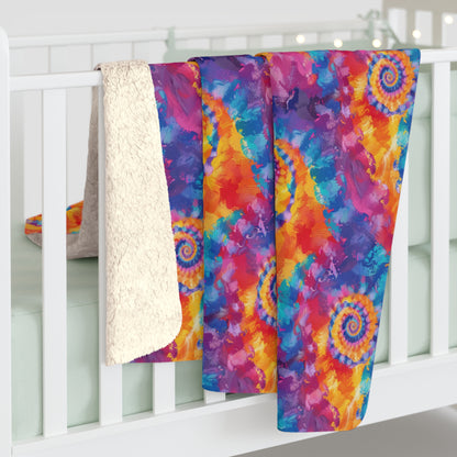 Colorblast Sherpa Fleece Blanket