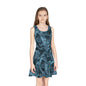Midnight Sheer & Lace Girls' Sleeveless Sundress
