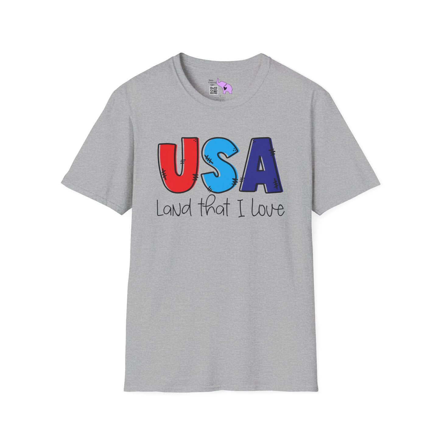 USA Land That I Love Adult T-shirt