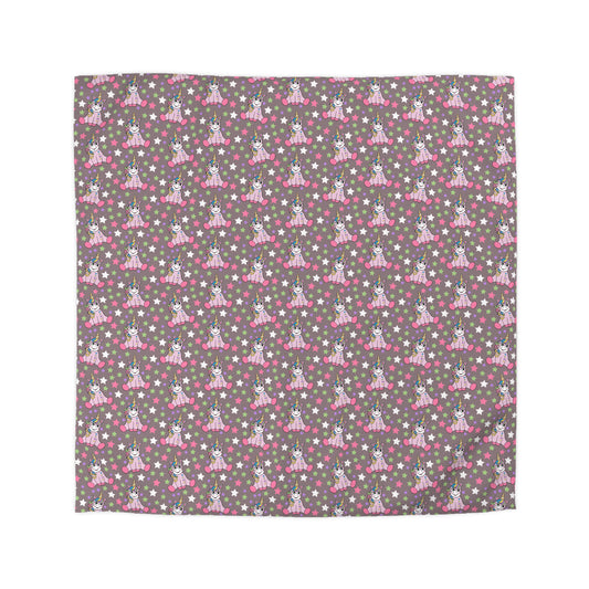 Stardust Unicorn Dreams Microfiber Duvet Cover