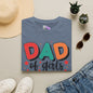 Dad of Girls #Outnumbered Adult T-shirt
