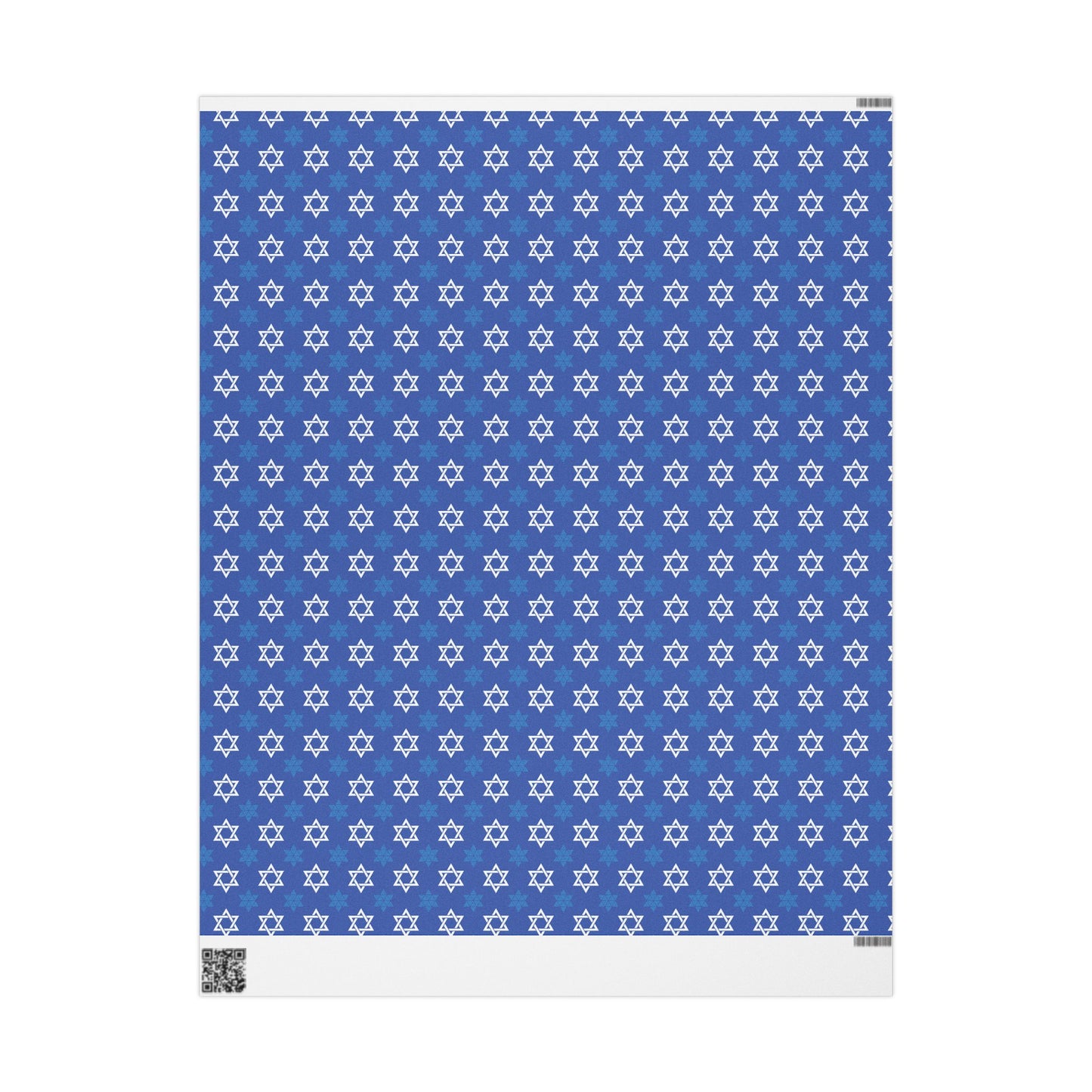 Star of David 4 Hanukkah Wrapping Paper