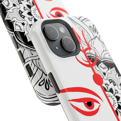 Goddess Durga Mata w/Manala MagSafe® Compatible Tough Case for iPhone