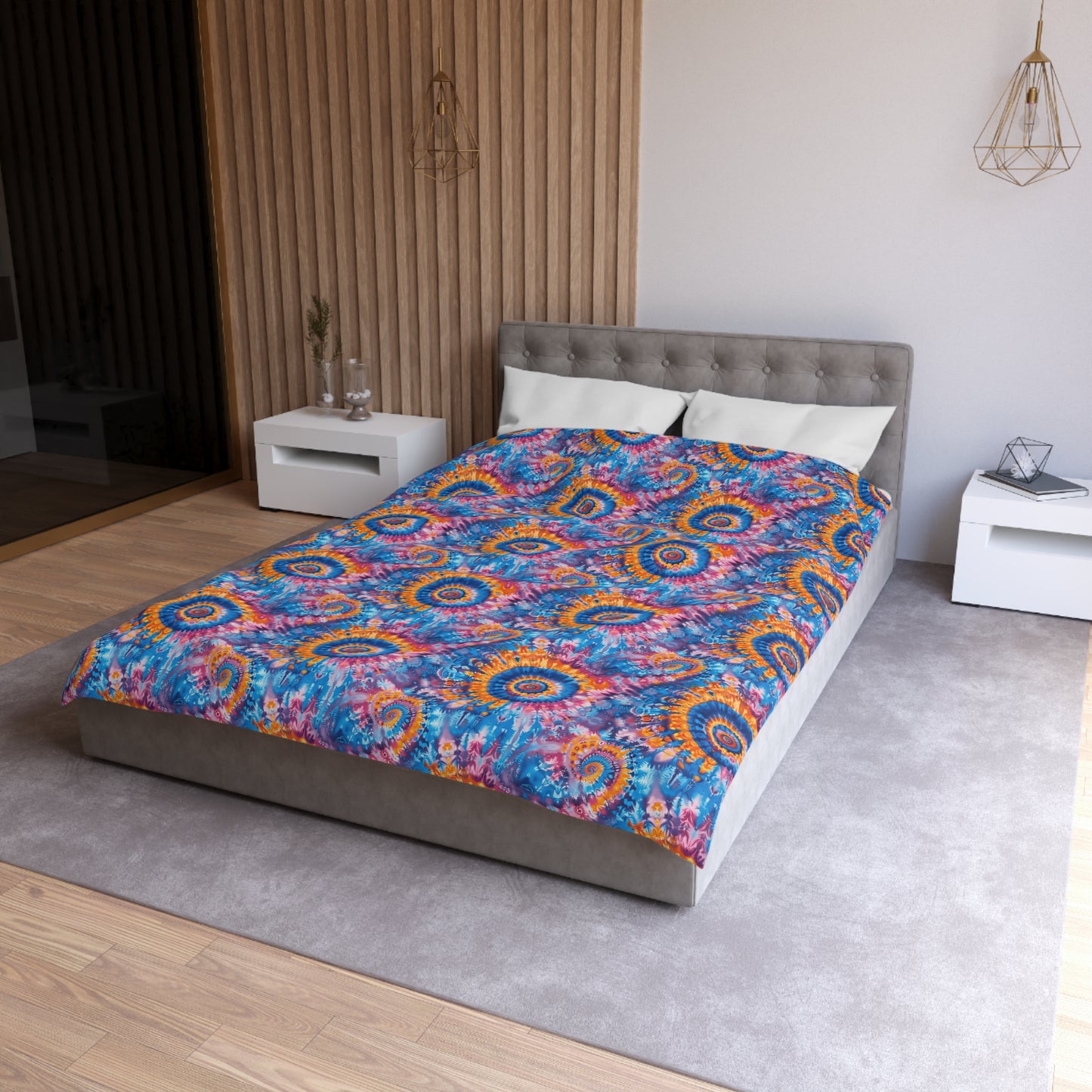 Trippy Taffy Microfiber Duvet Cover