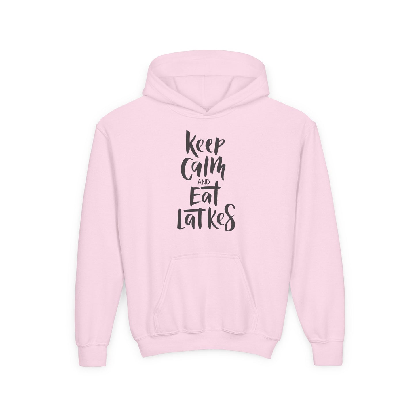 Keep Calm & Eat Latkes Youth Hoodie