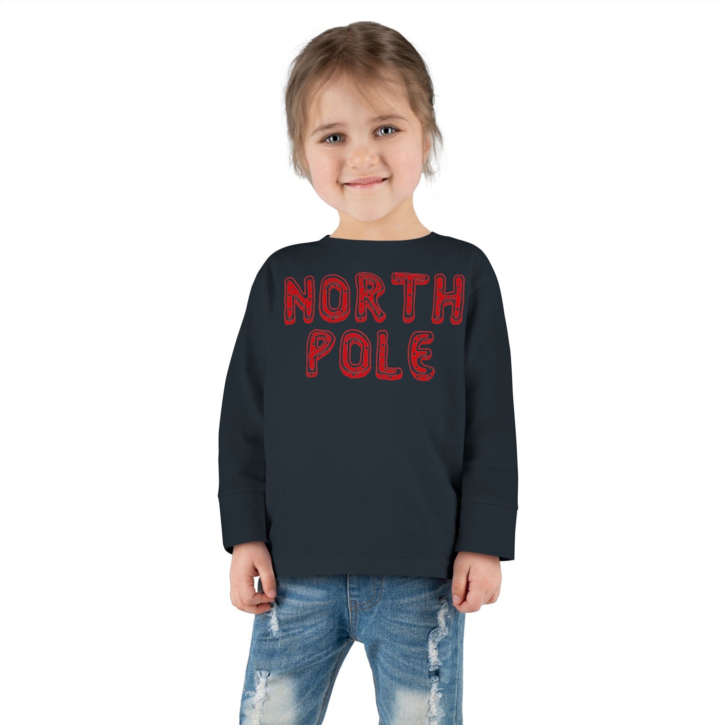 North Pole Toddler Long Sleeve Tee