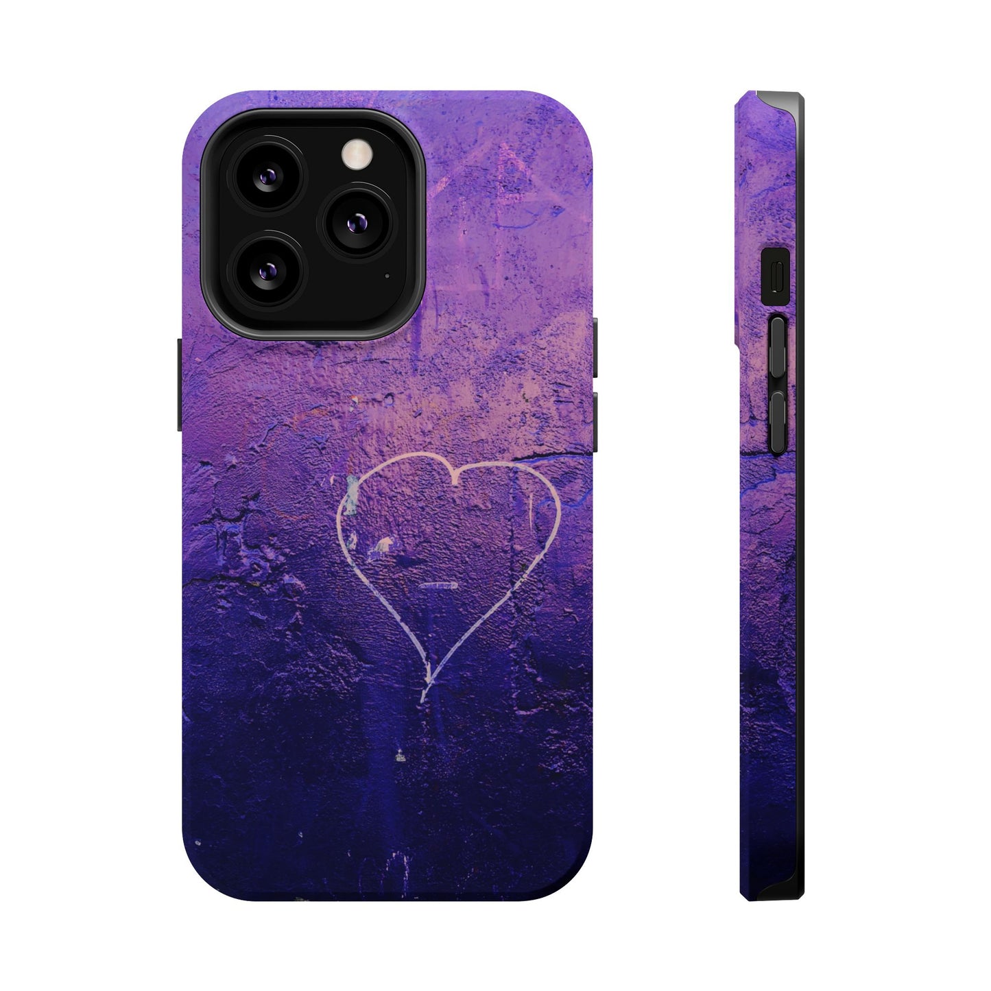 Purple Heart Wall MagSafe® Compatible Tough Case for iPhone