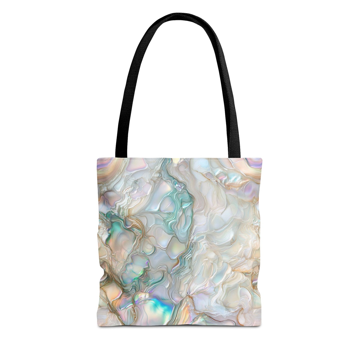 Green Opalescent Dreams Canvas Tote Bag
