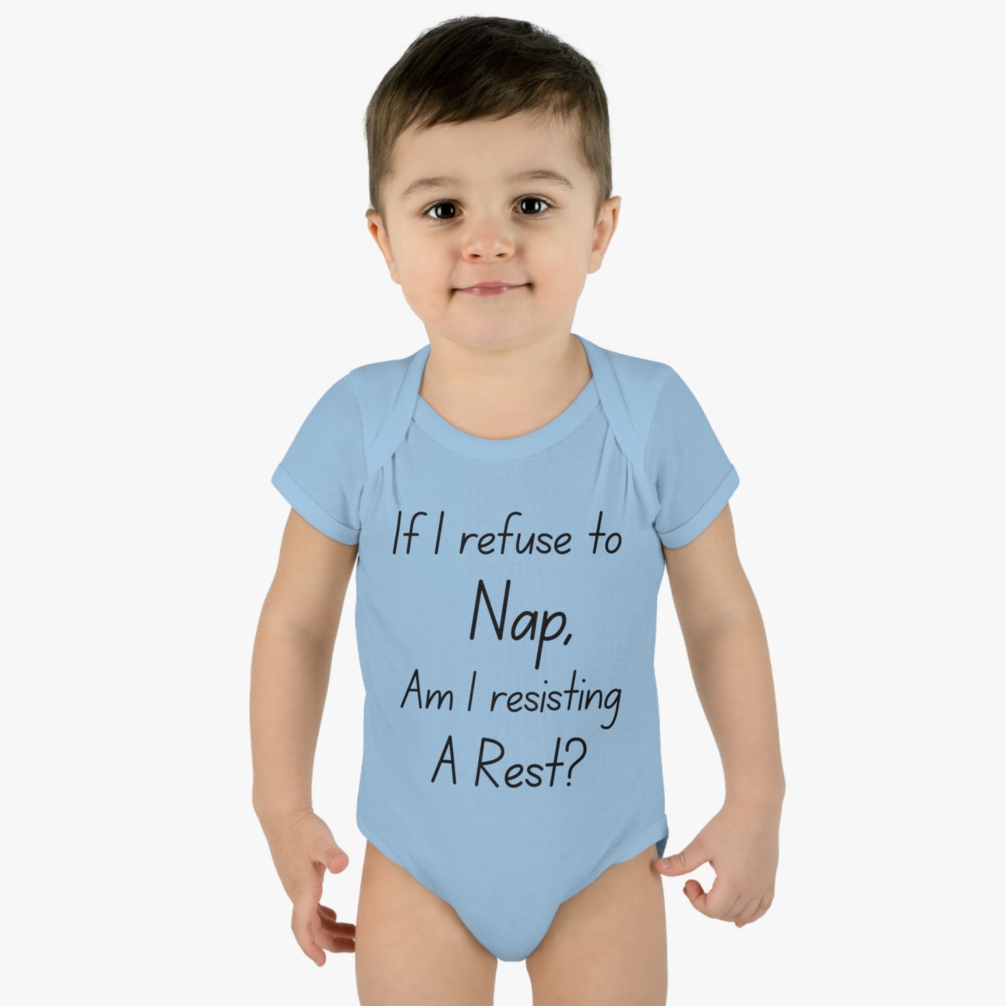 If I Refuse To Nap Am I Resisting A Rest? Infant Baby Rib Bodysuit