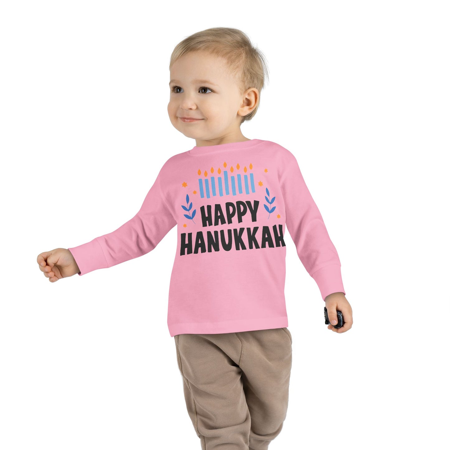 Happy Hanukkah 5 Toddler Long Sleeve Tee