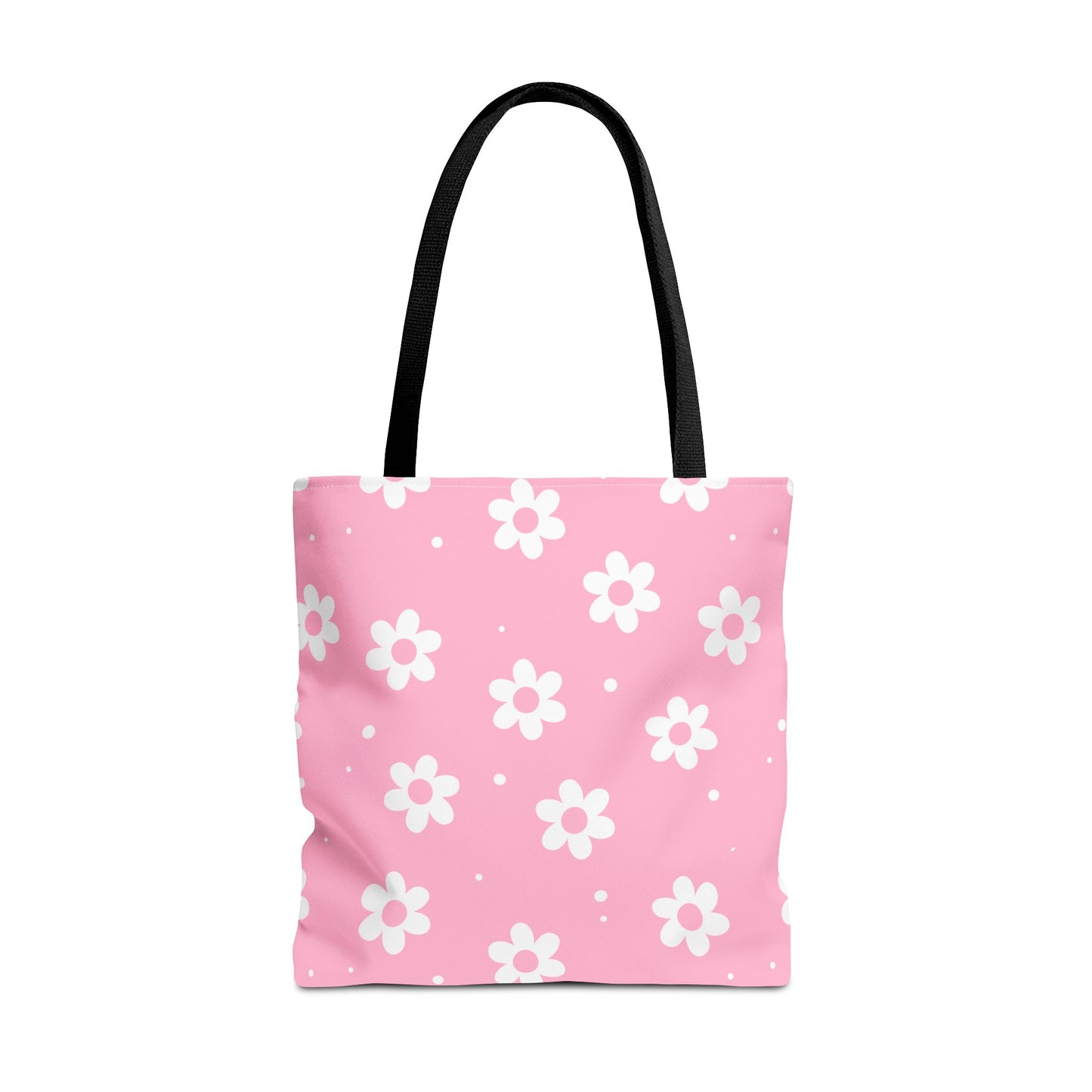 Pretty Petals & Dots Canvas Tote Bag