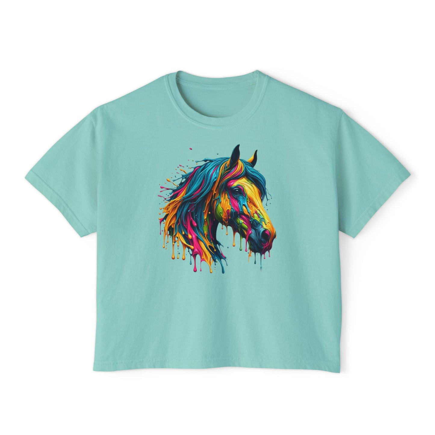Colorful Horse Women's Boxy Tee