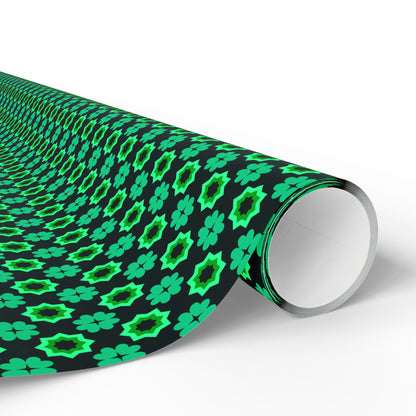 Clover Bloom Burst Wrapping Paper