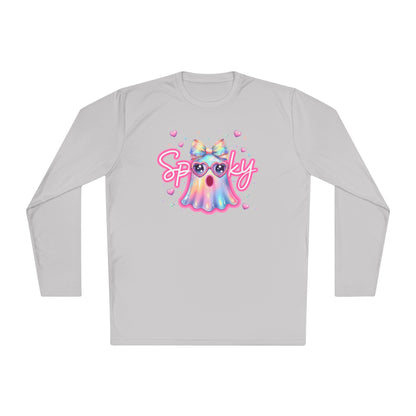 Spooky Pastel Ghost Adult Long Sleeve Tee