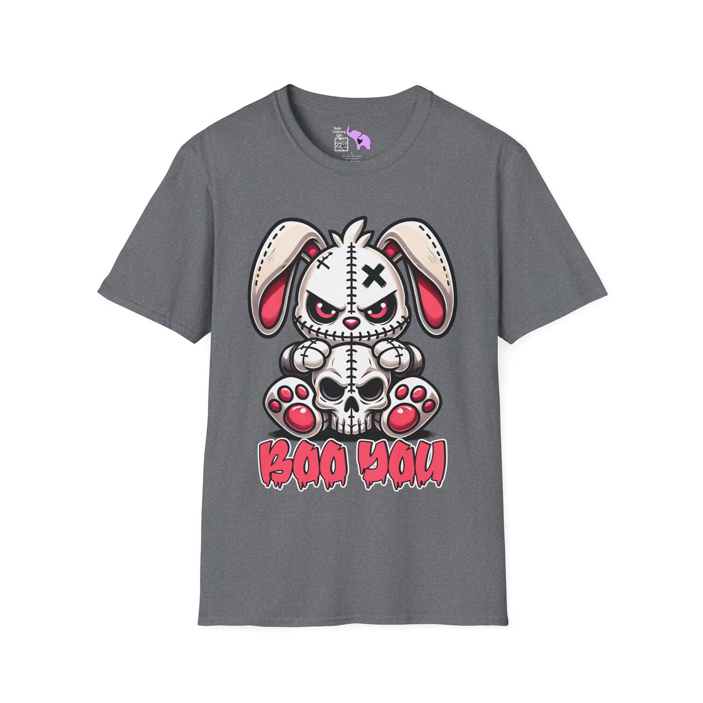 Boo You (Voodoo Bunny/Skull) Adult T-shirt