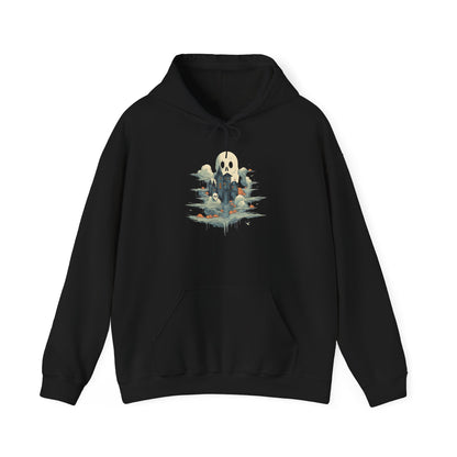Creepy Ghost 14 Heavy Blend™ Hooded Sweatshirt