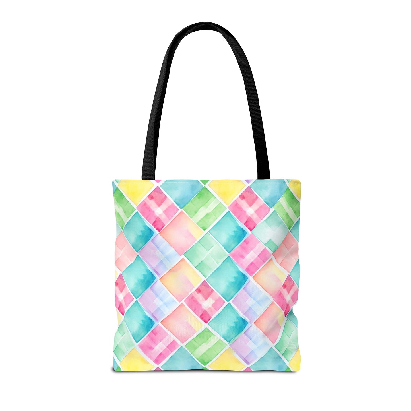Watercolor Weave Canvas Tote Bag