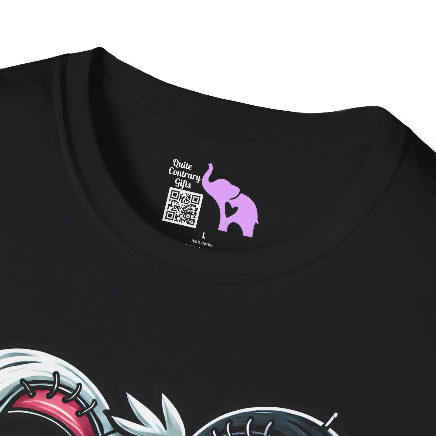 Scary On Voodoo Bunny Adult T-shirt