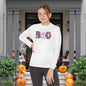 Cute Floral Boo w/Ghost Youth Long Sleeve Tee