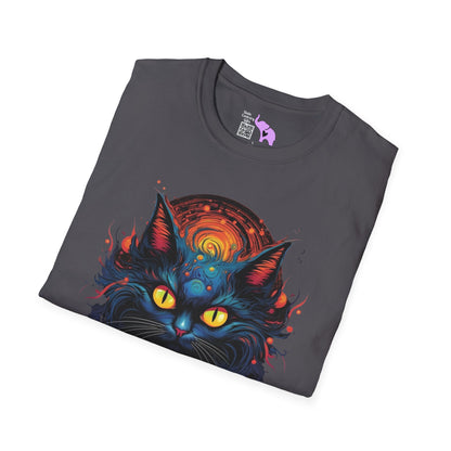 Creepy Black Cats 12 Adult T-shirt