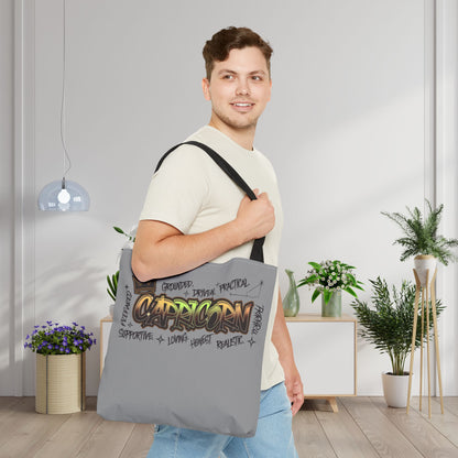 Capricorn Street Art Canvas Tote Bag