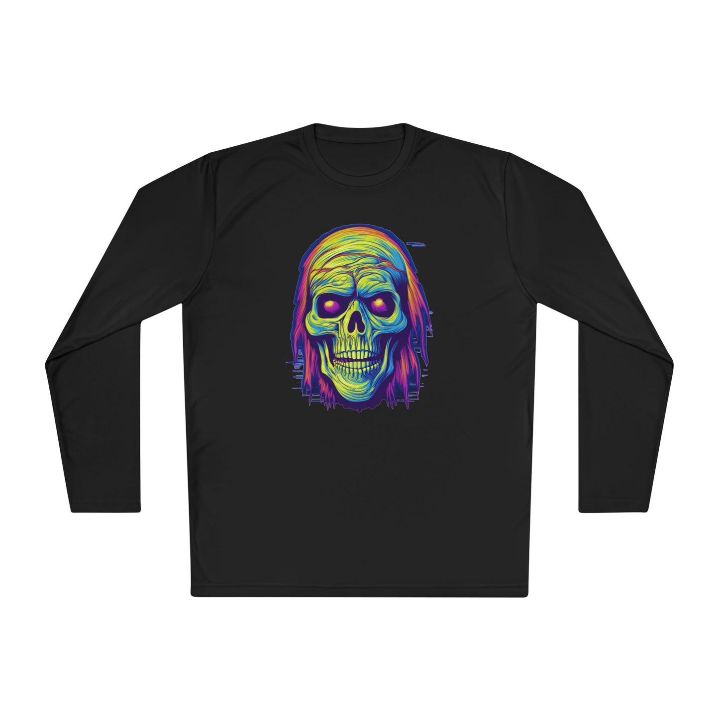Creepy Zombie Adult Long Sleeve Tee