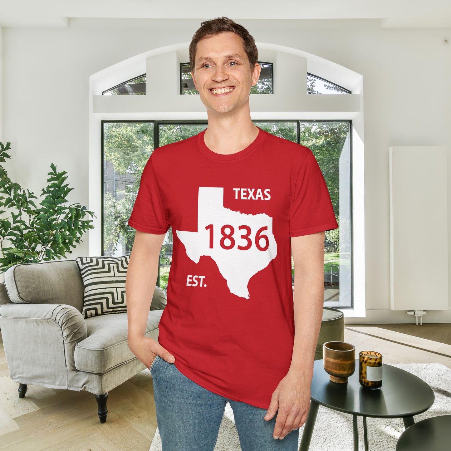 Texas Est. 1836 Adult T-shirt