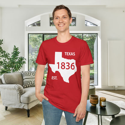 Texas Est. 1836 Adult T-shirt