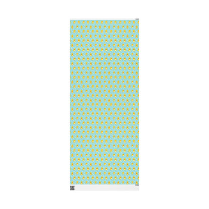 Ducky Dot Parade Wrapping Paper