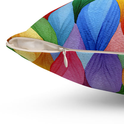 Vivid Vortex Throw Pillow