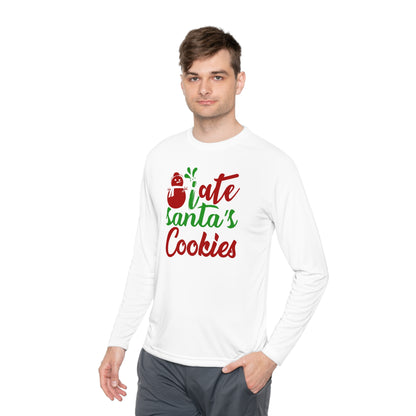 I Ate Santa's Cookies Adult Long Sleeve Tee