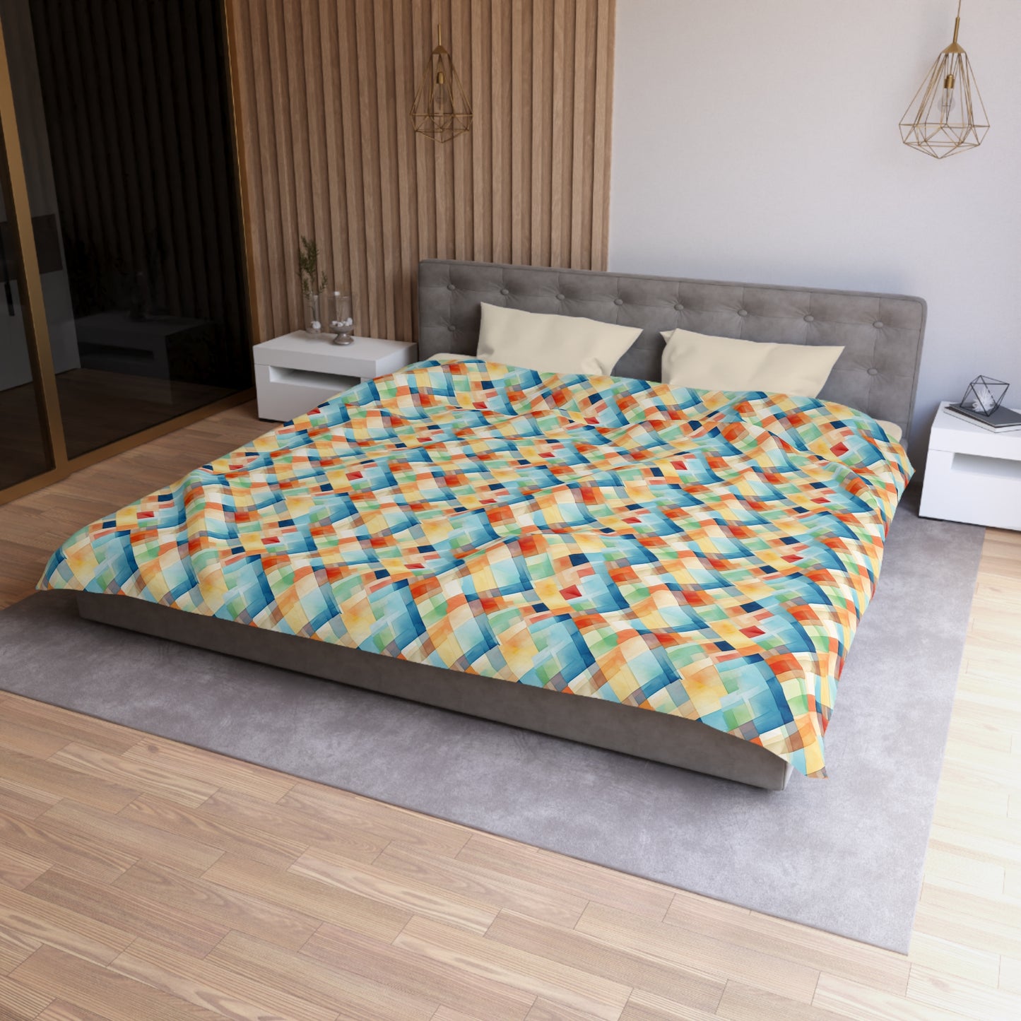 Rustic Radiance Microfiber Duvet Cover