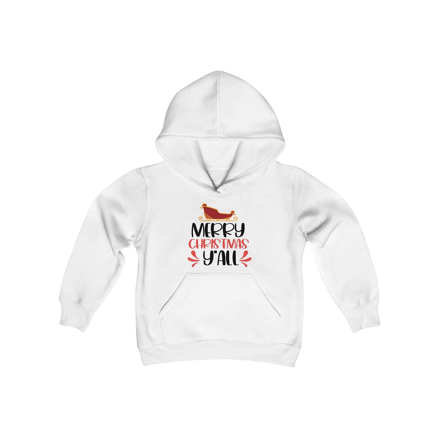 Merry Christmas Y'all Youth Hoodie