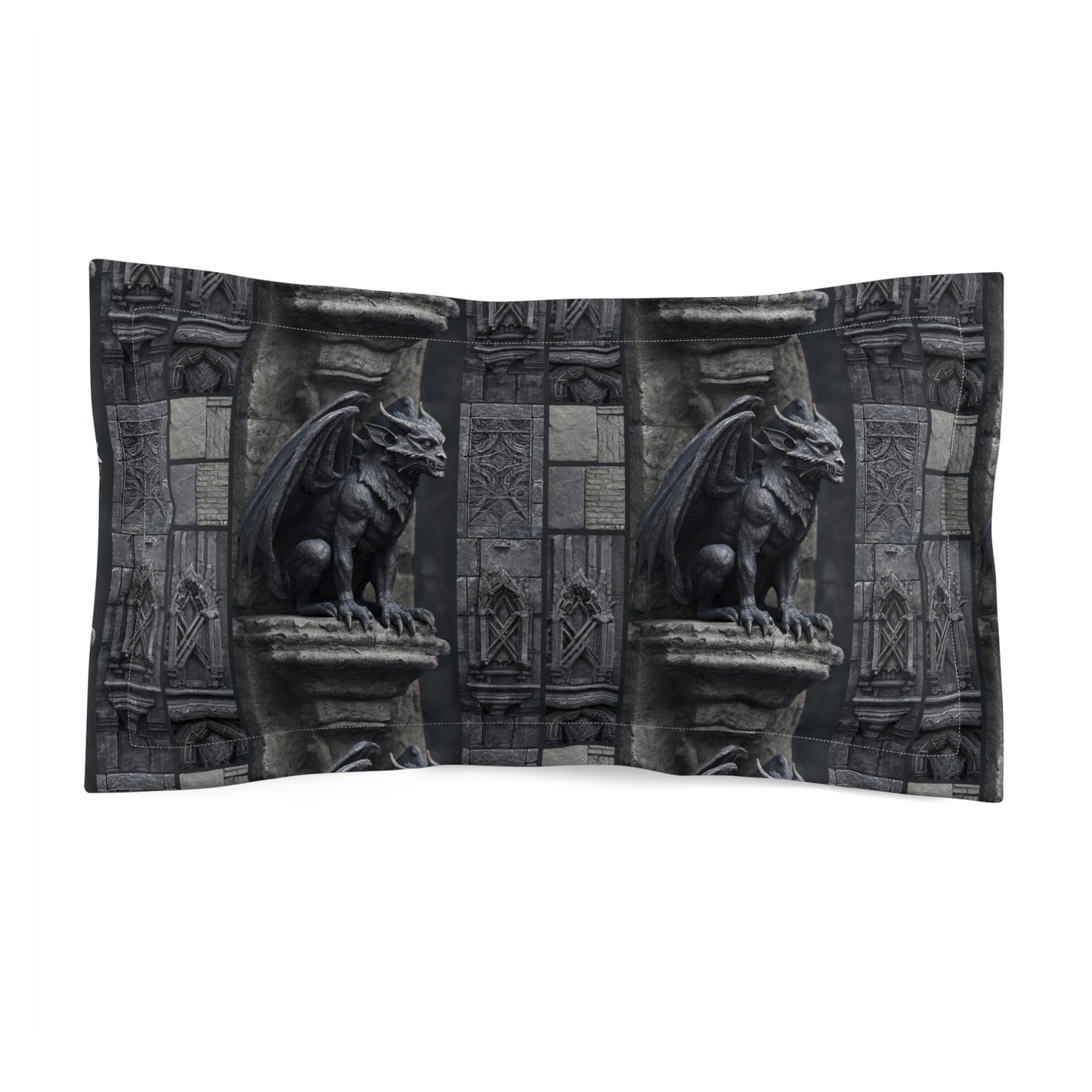 Gargoyle Vigil Microfiber Pillow Sham